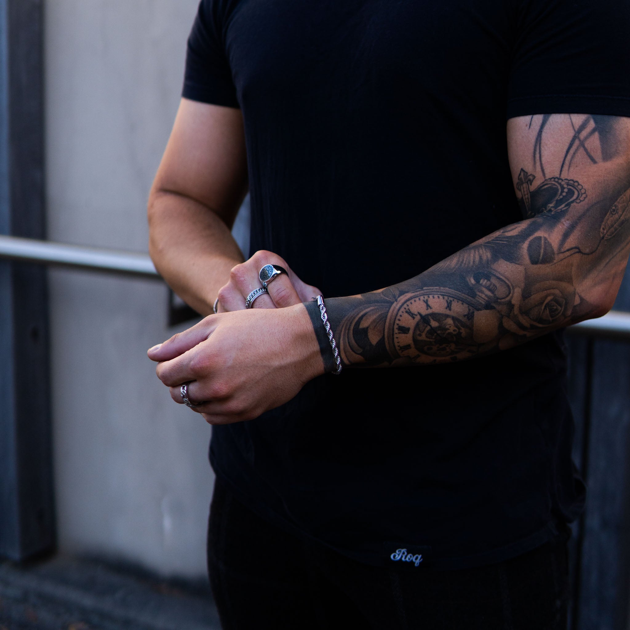 Rope Bracelet (White Gold) 5mm - ROYALIS MELBOURNE