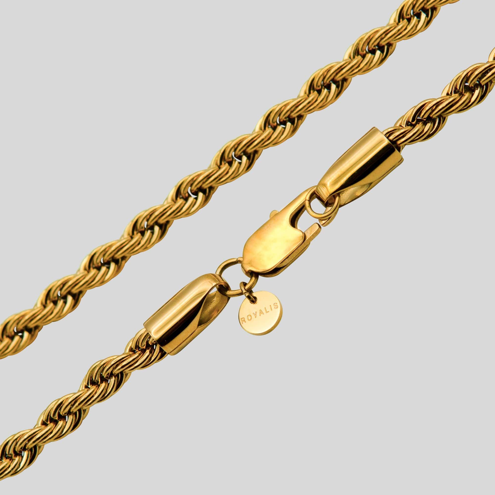 Rope Chain (Gold) 5mm - ROYALIS MELBOURNE
