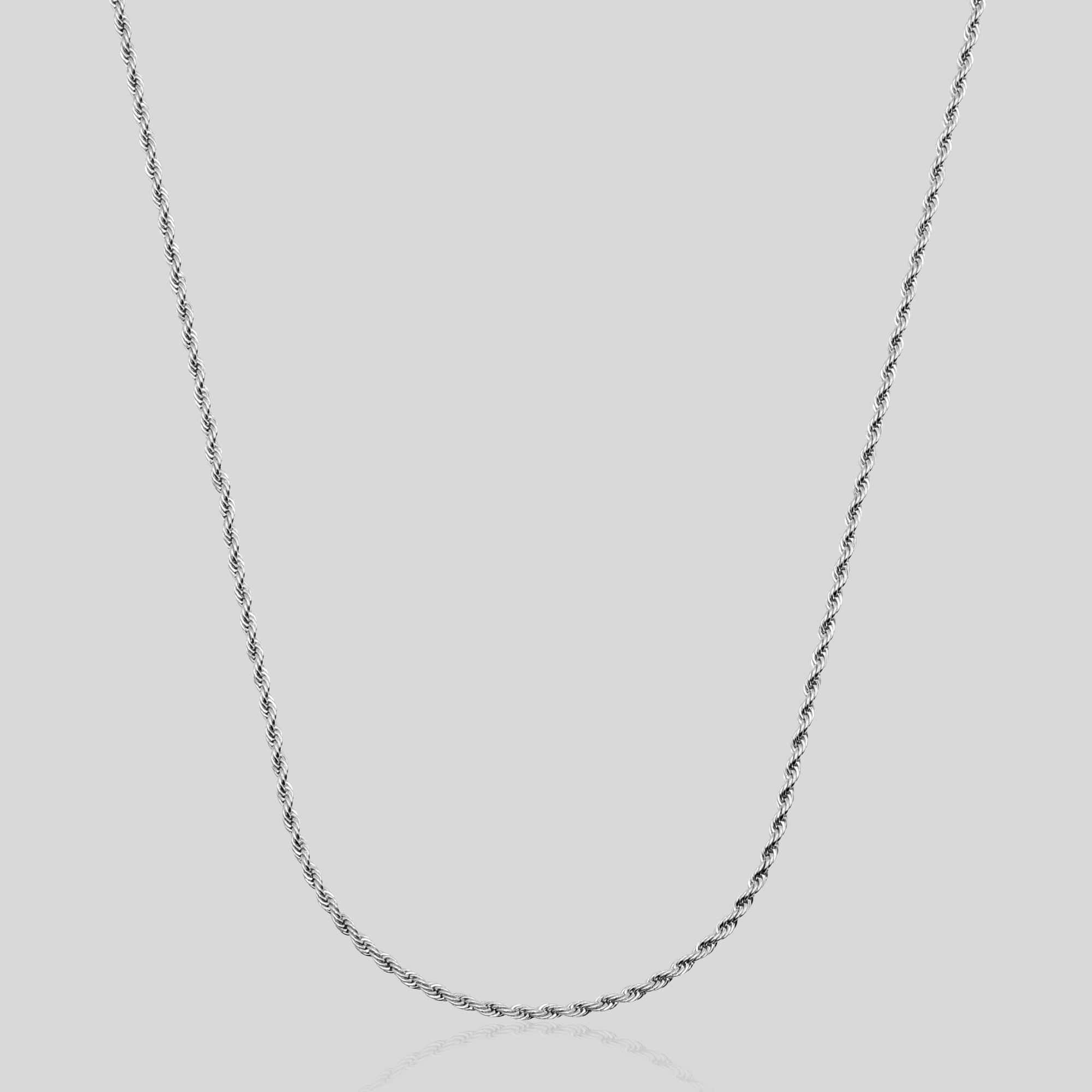 Rope Chain (White Gold) 3mm