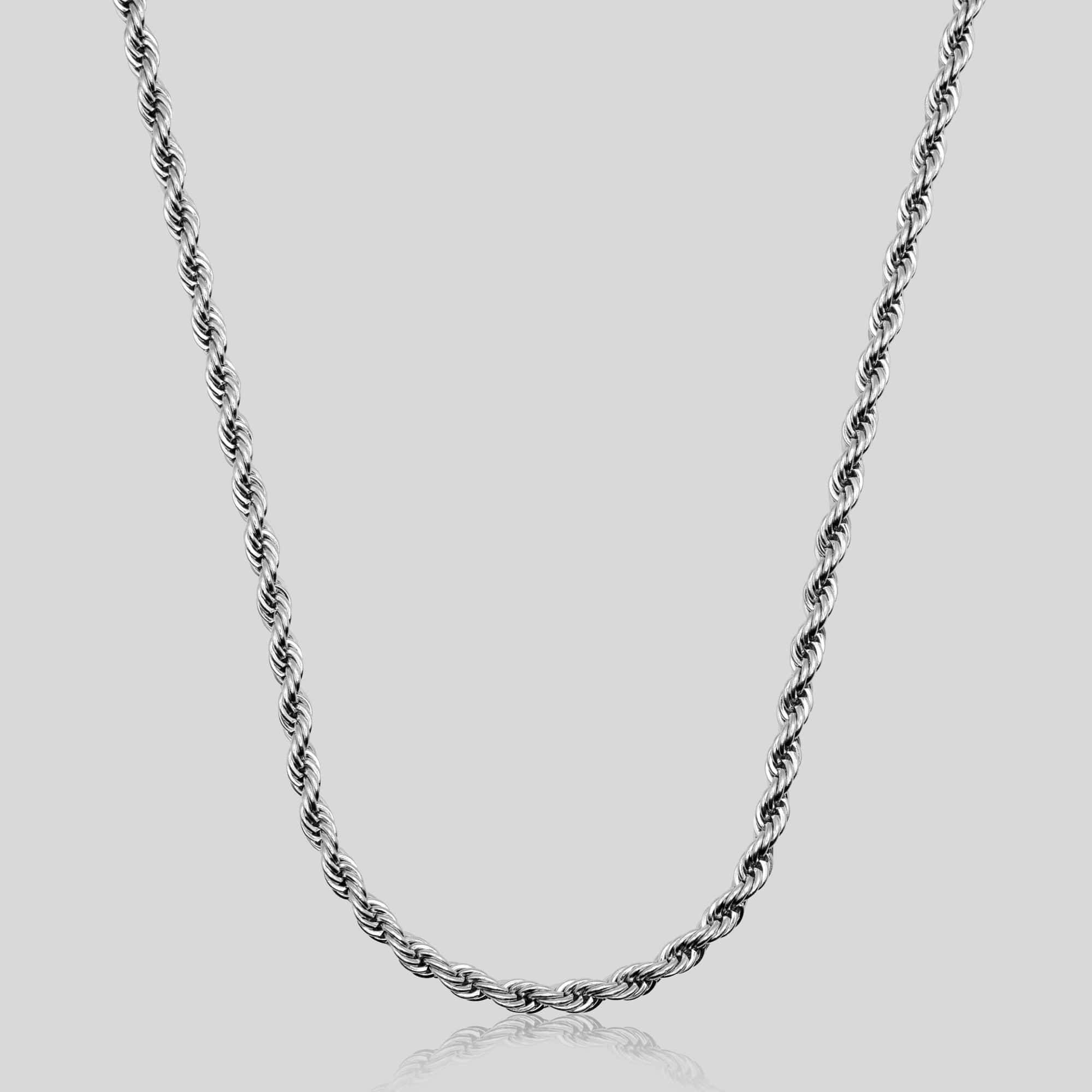 Rope Chain (White Gold) 5mm - ROYALIS MELBOURNE