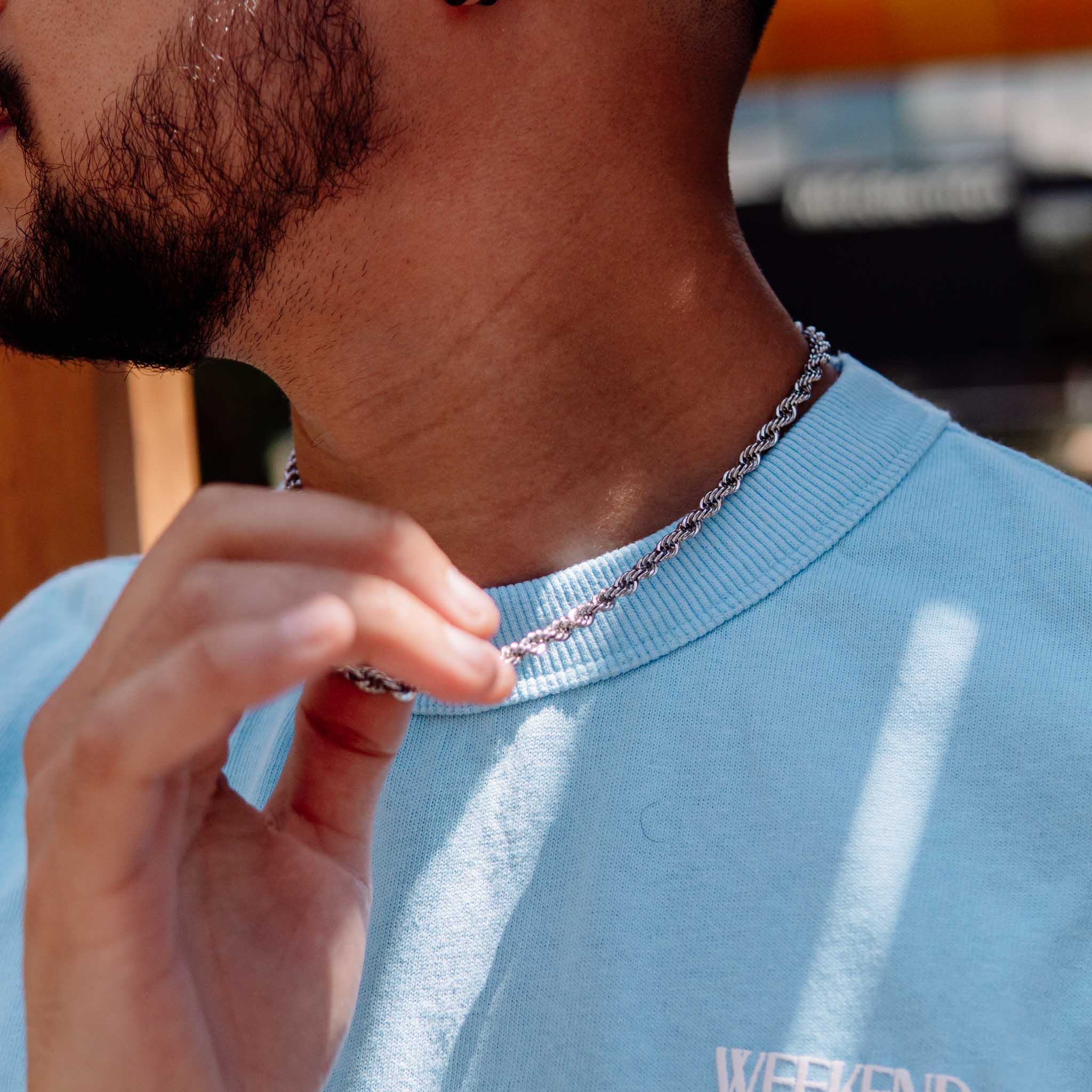 Rope Chain (White Gold) 5mm - ROYALIS MELBOURNE