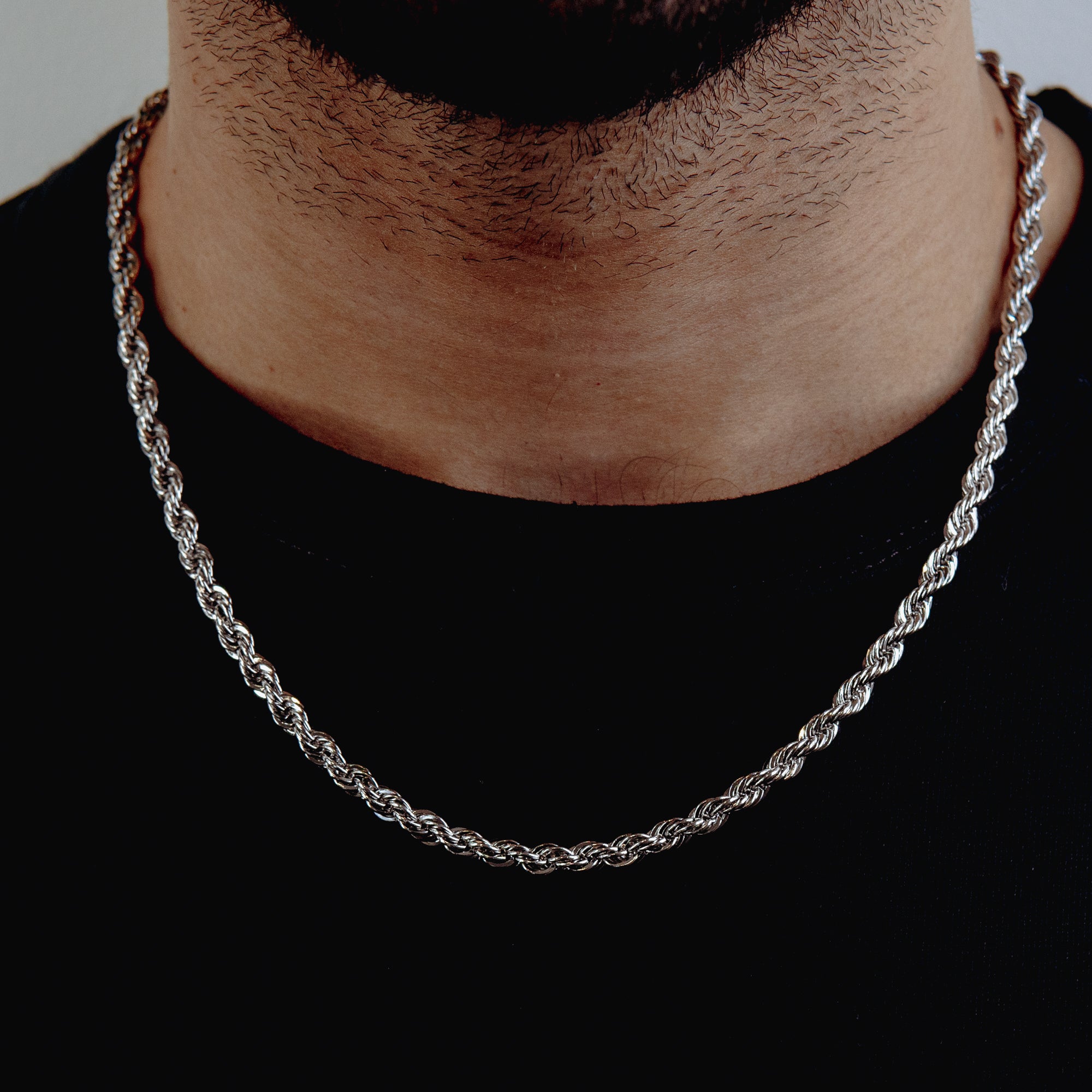 Rope Chain (White Gold) 5mm - ROYALIS MELBOURNE