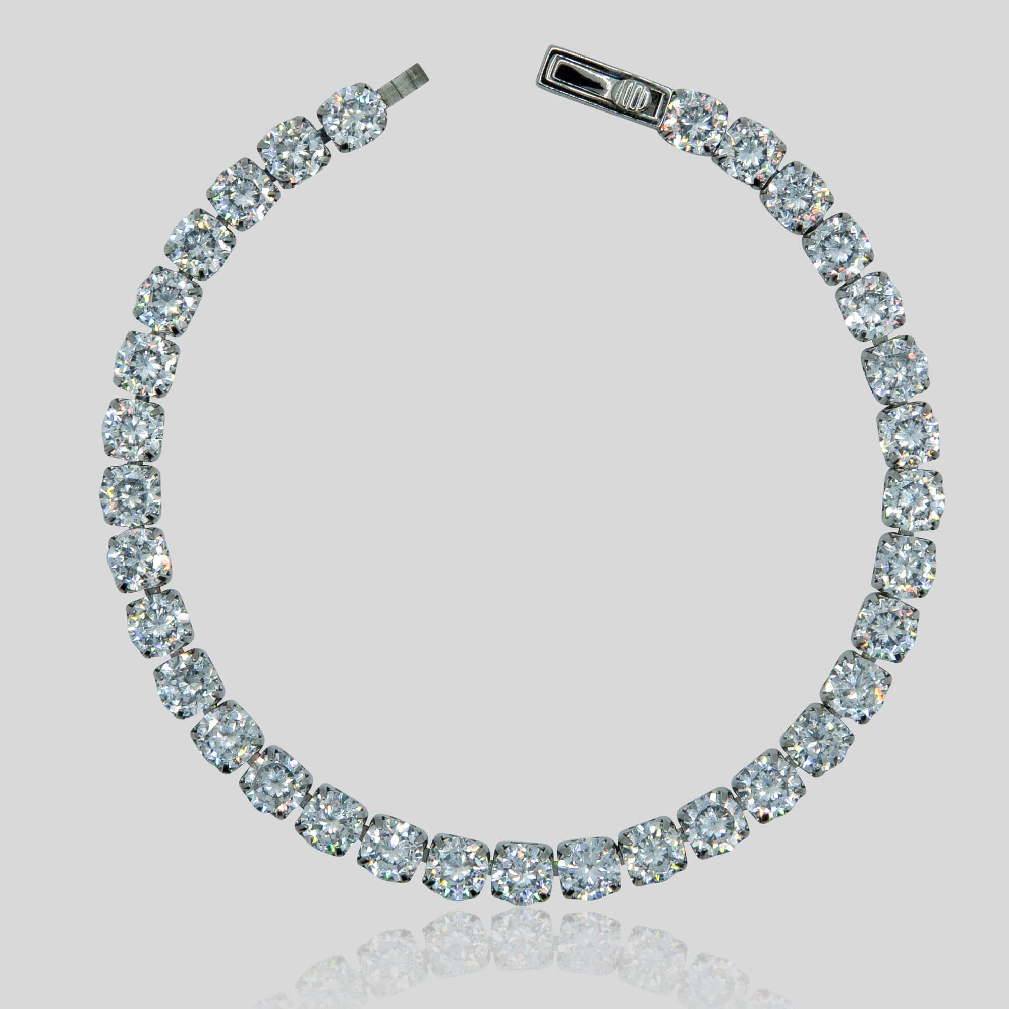 Tennis Bracelet (White Gold) 5mm - ROYALIS MELBOURNE