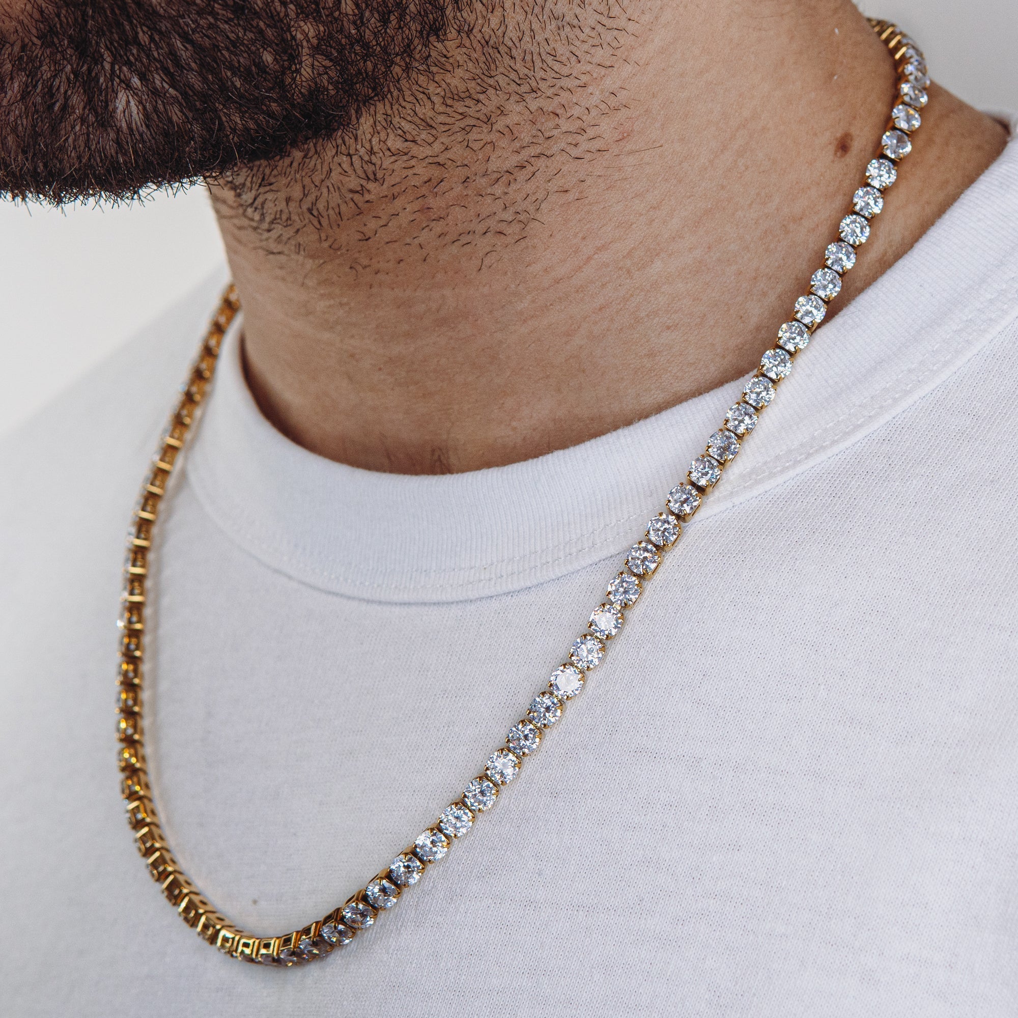 Tennis chain (Gold) 5mm - ROYALIS MELBOURNE