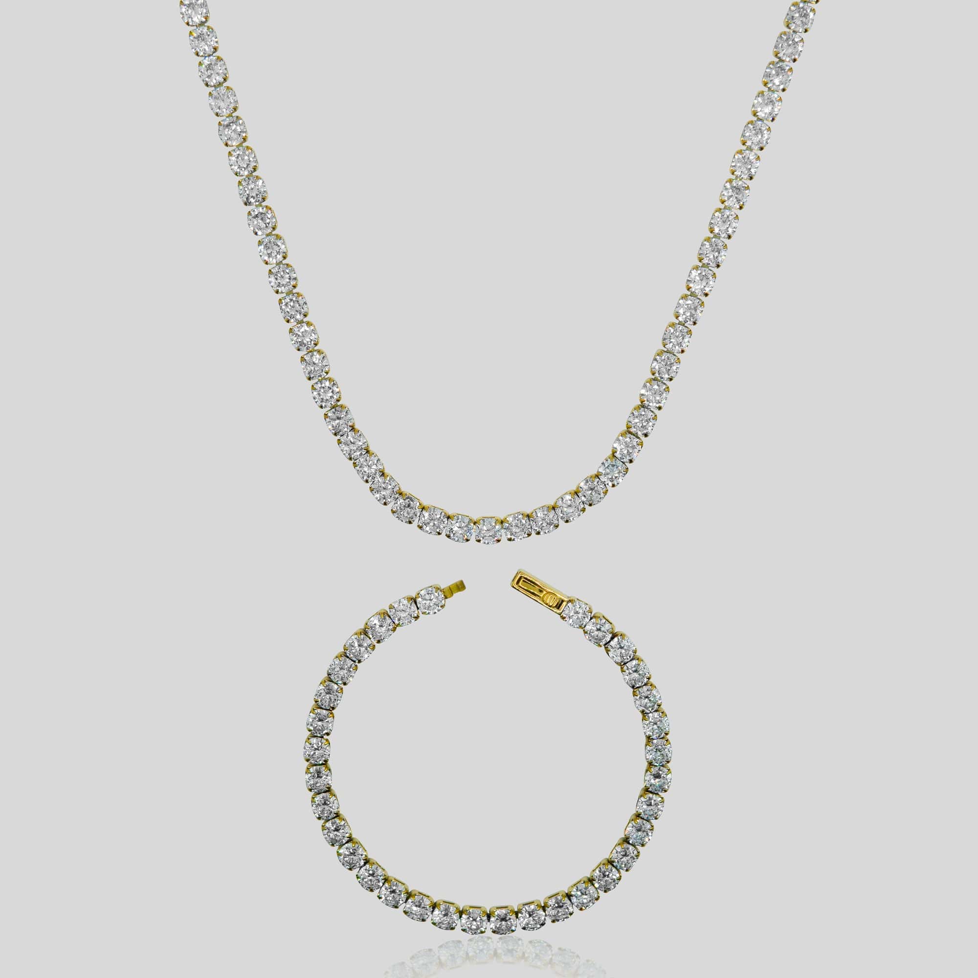 Tennis Set (Gold) 5mm - ROYALIS MELBOURNE