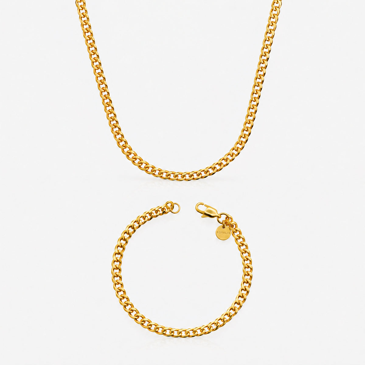 Cuban Chain (Gold) 4mm Set