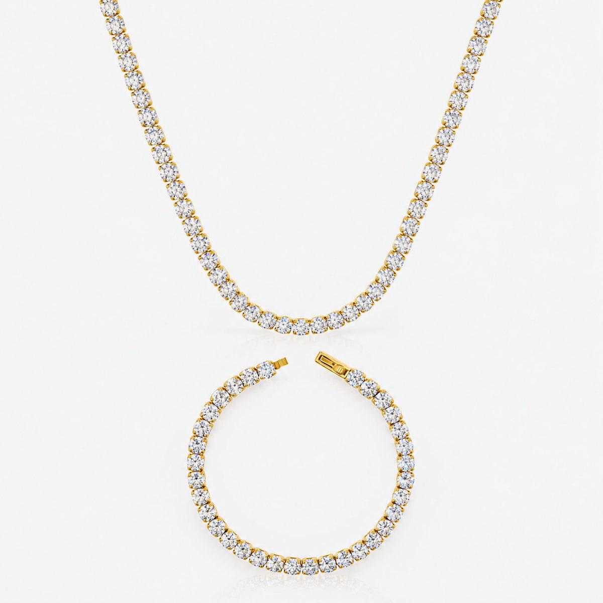 Tennis Set (Gold) 5mm