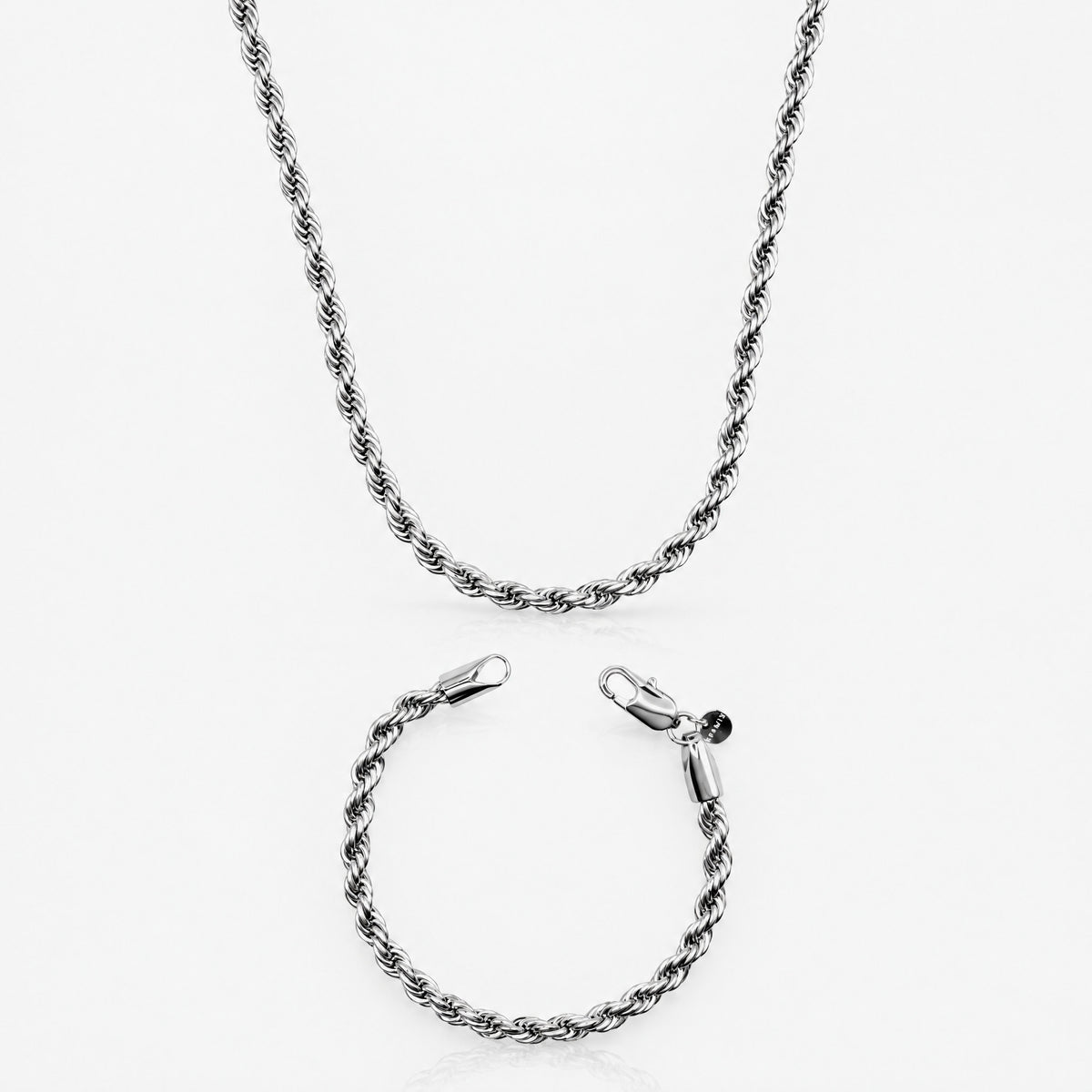 Rope Set (white gold) 5mm Set