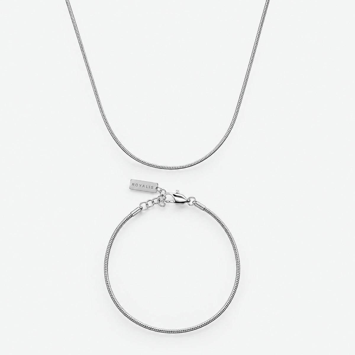 Snake Set (White Gold) 2mm