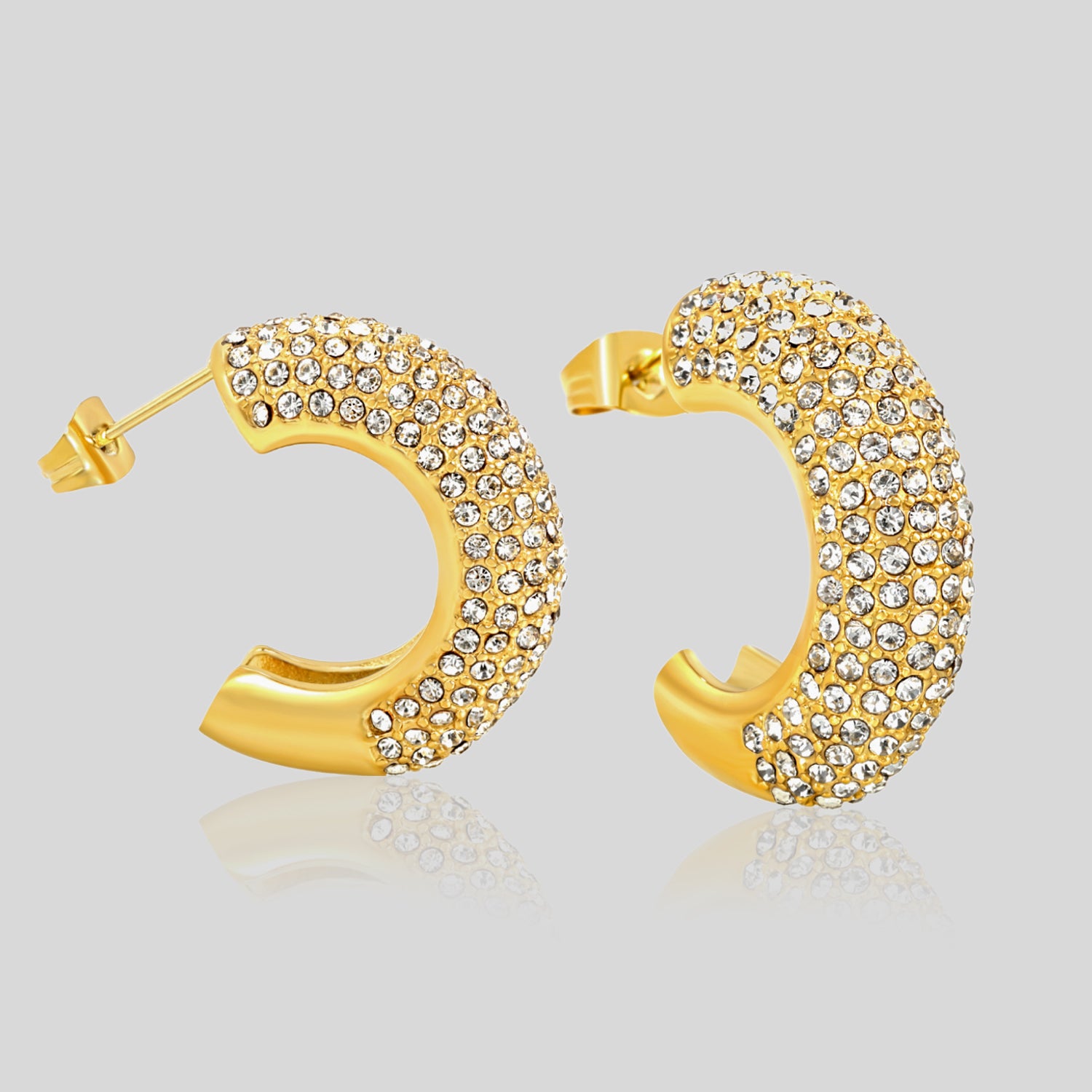 Mae Iced Hoops