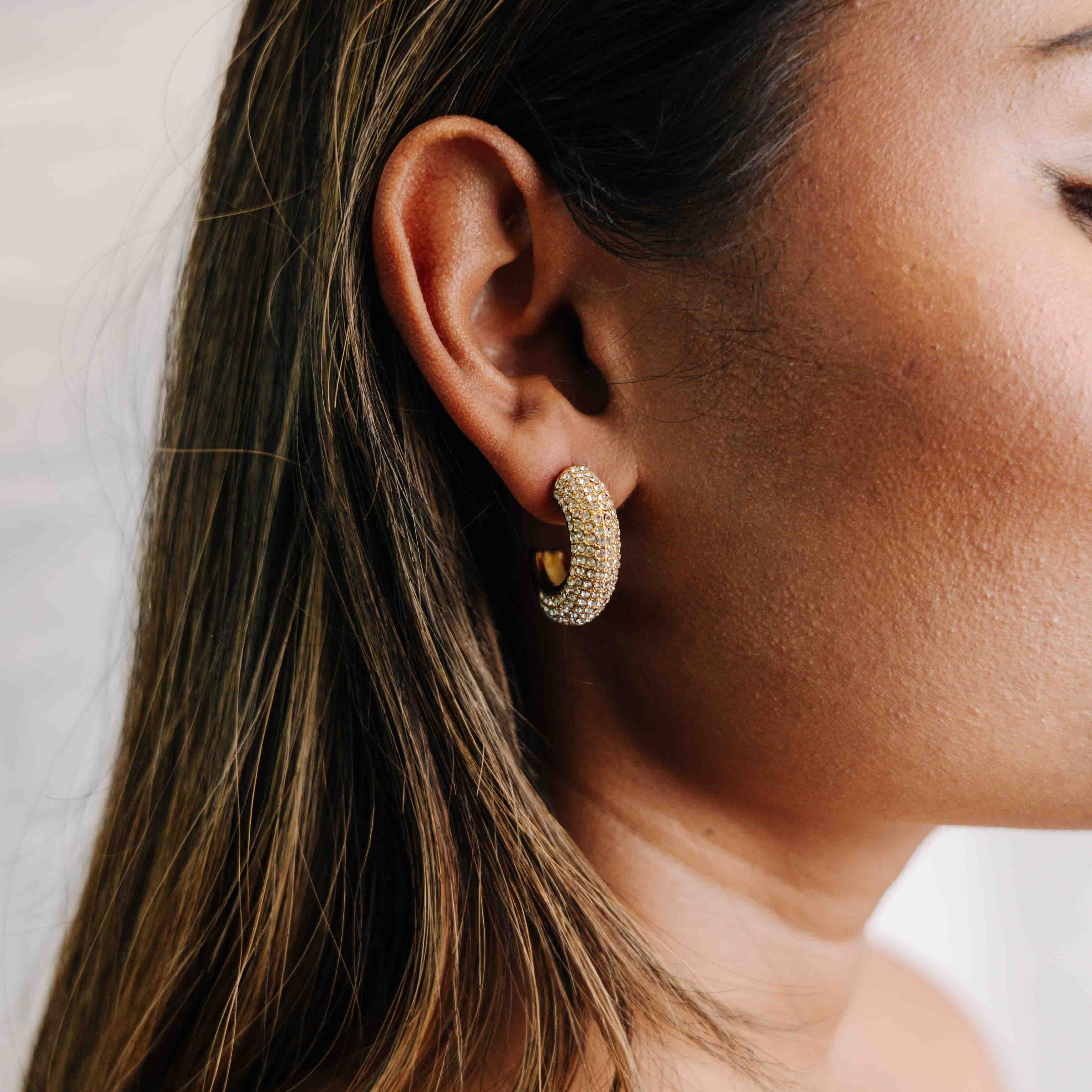 Mae Iced Hoops