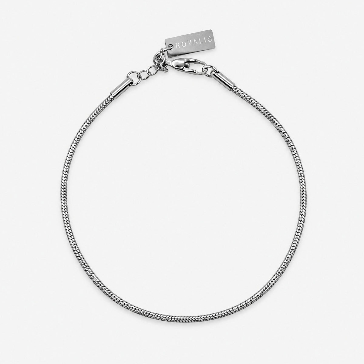 Snake Bracelet (White Gold) 2mm