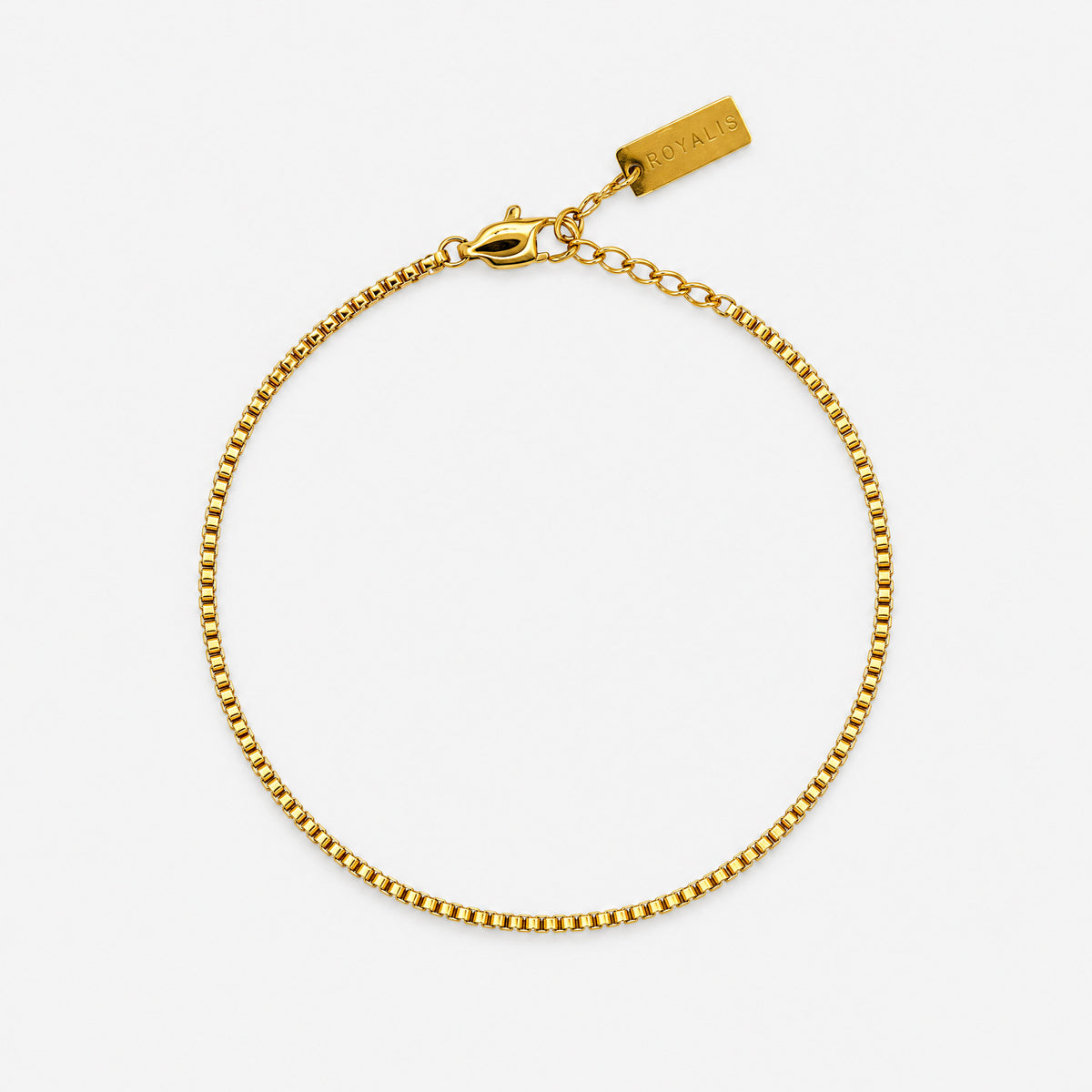 Box Bracelet (Gold) 2mm
