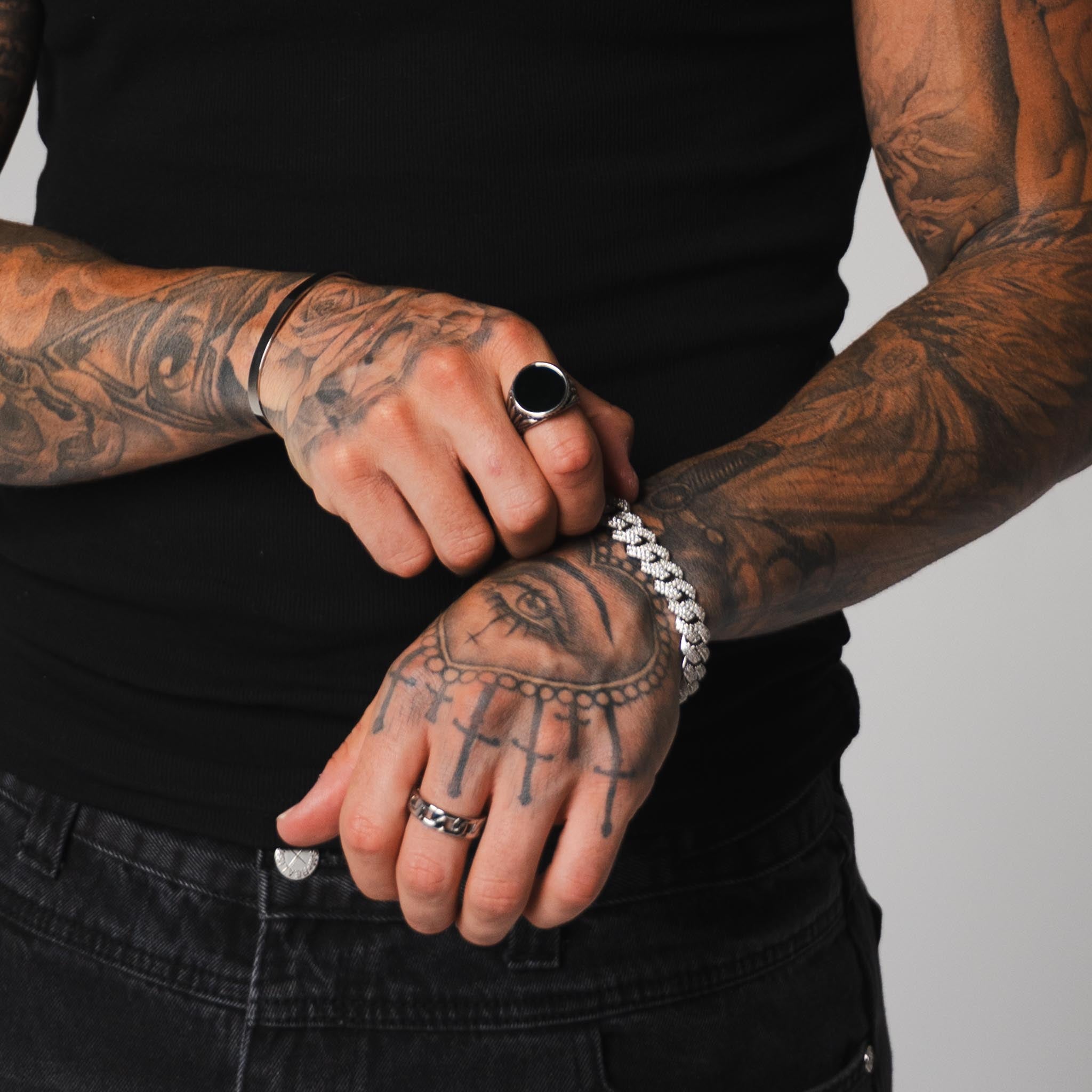 Prong Link Set (White Gold) 13mm