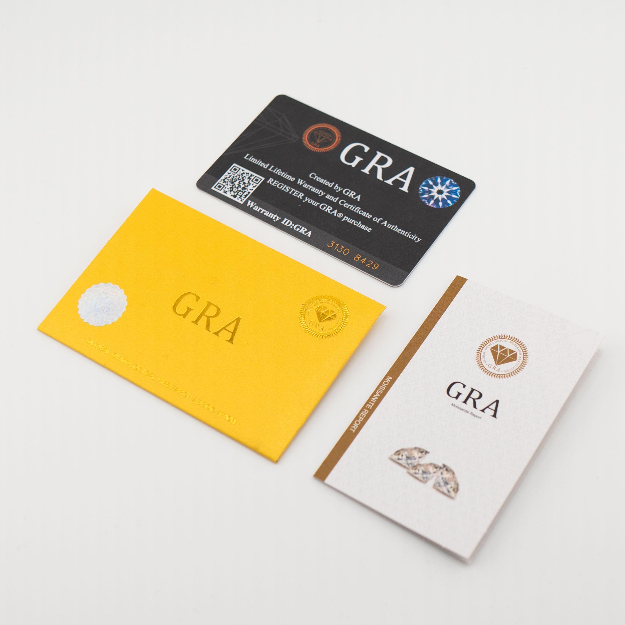 Apex Earrings White Gold (Moissanite Round Cut)