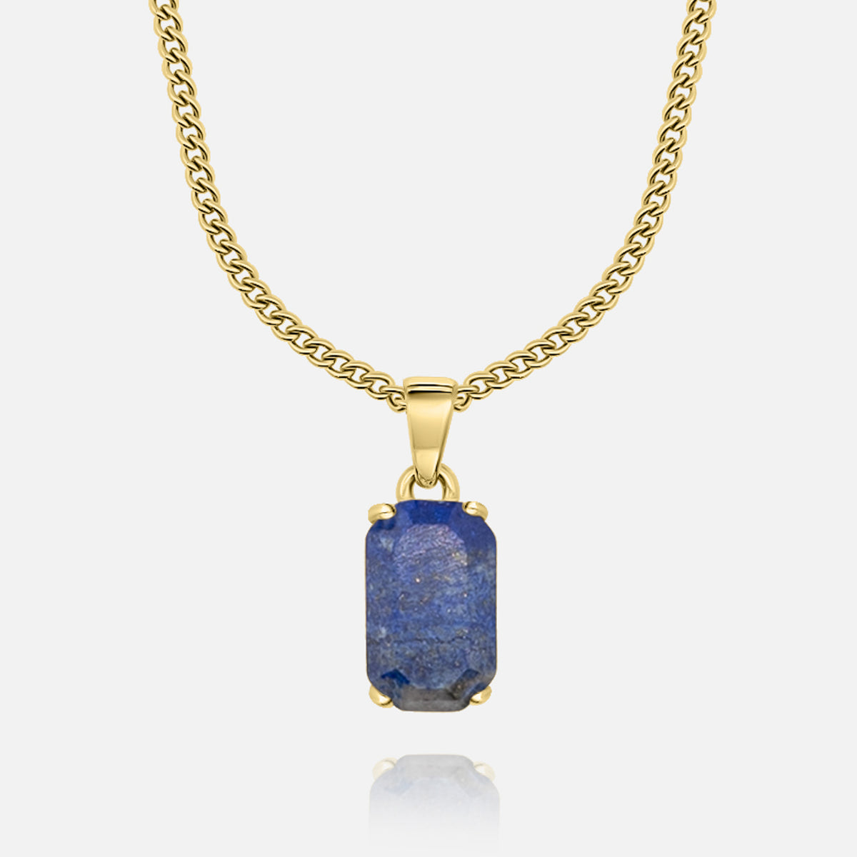 Azure Stone Pendant (Gold)