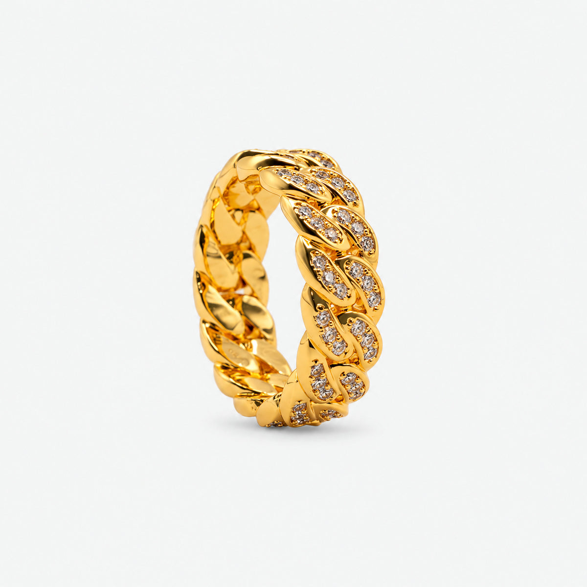 Iced Cuban Ring (Gold)