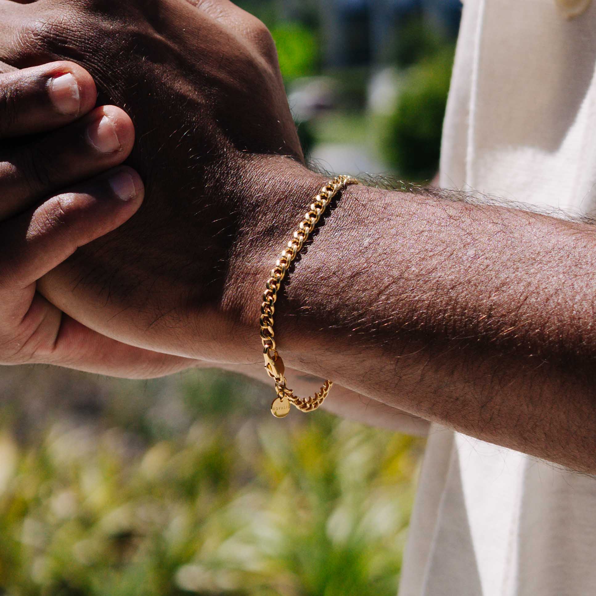 Cuban Bracelet  (Gold) 4mm