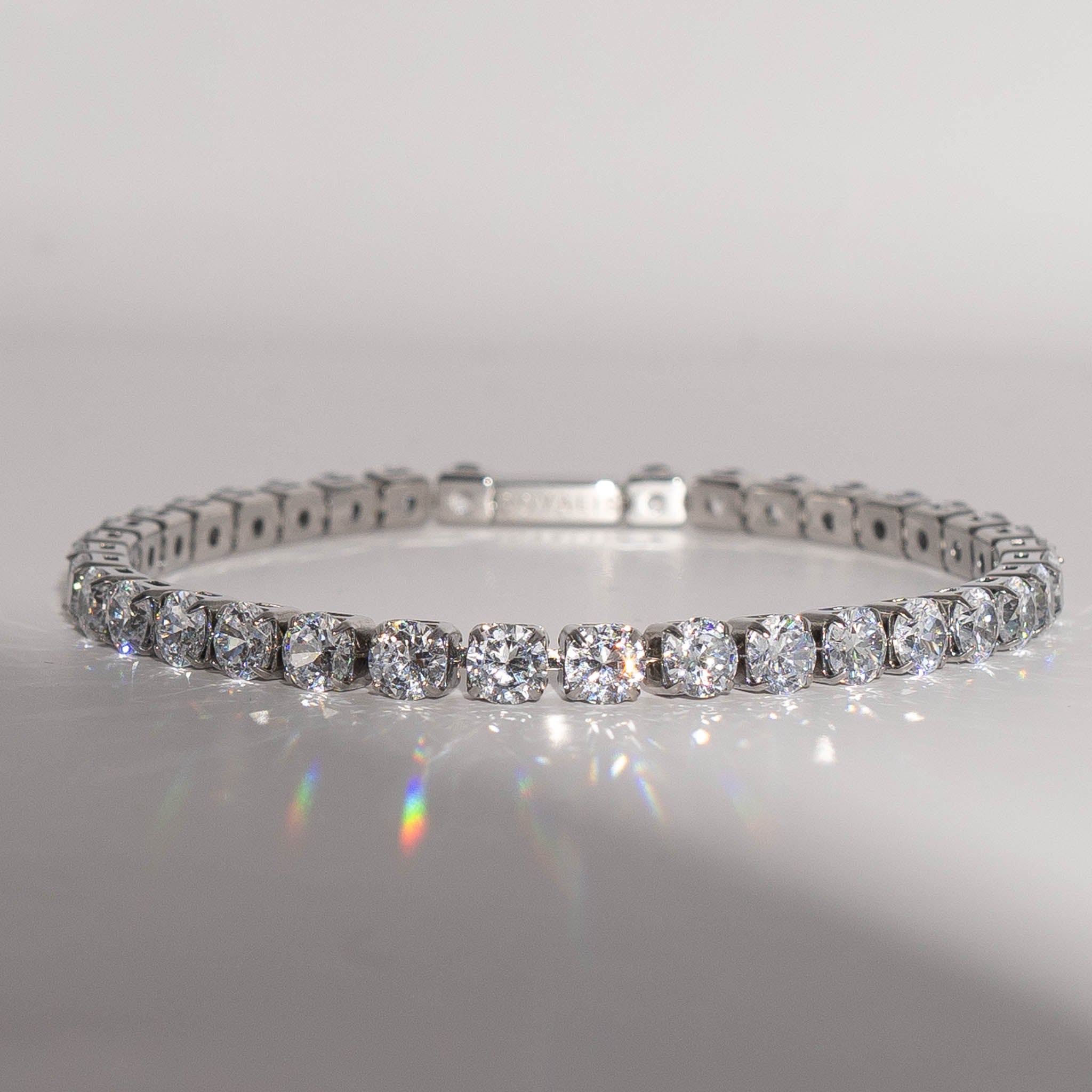 Tennis Bracelet (White Gold) 5mm – ROYALIS Melbourne