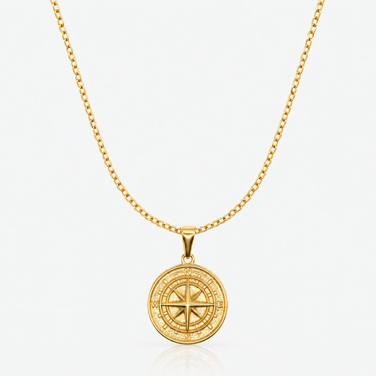 Compass Pendant (Gold)