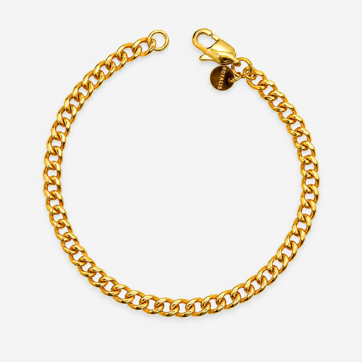 Cuban Bracelet (Gold) 4mm