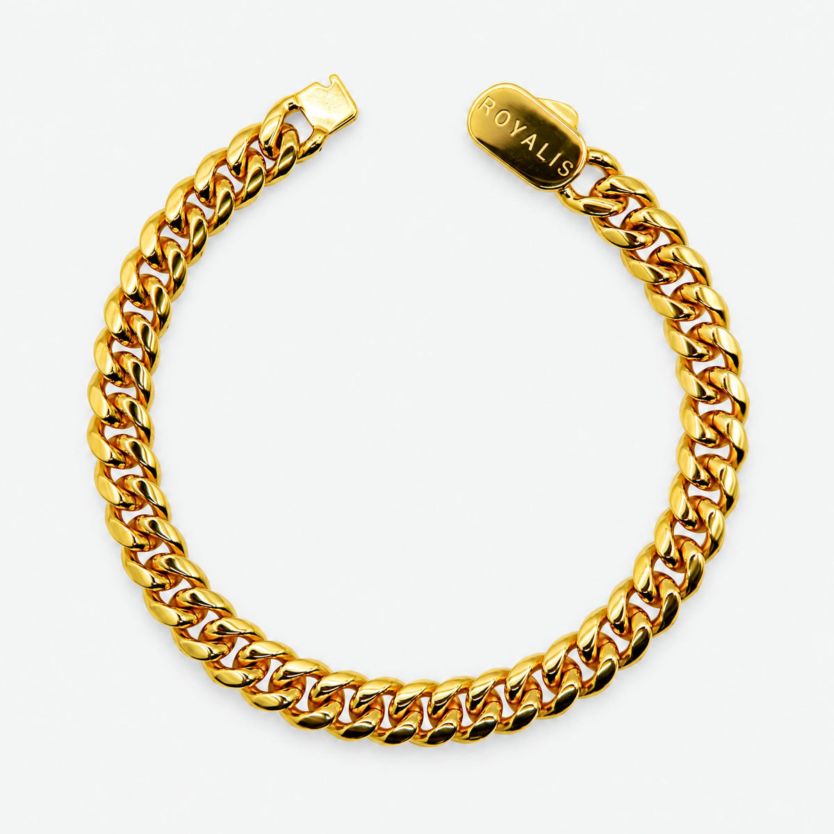 Cuban Bracelet (Gold) 8mm