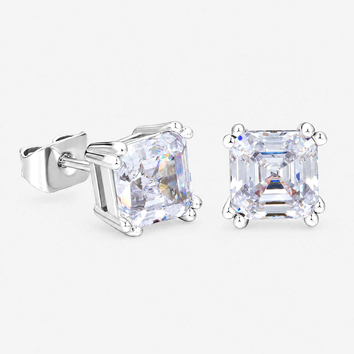 Leon Studs (White Gold)