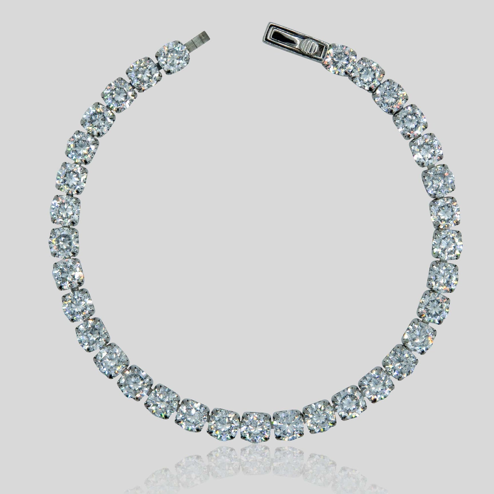 Tennis Bracelet (White Gold) 5mm – ROYALIS Melbourne