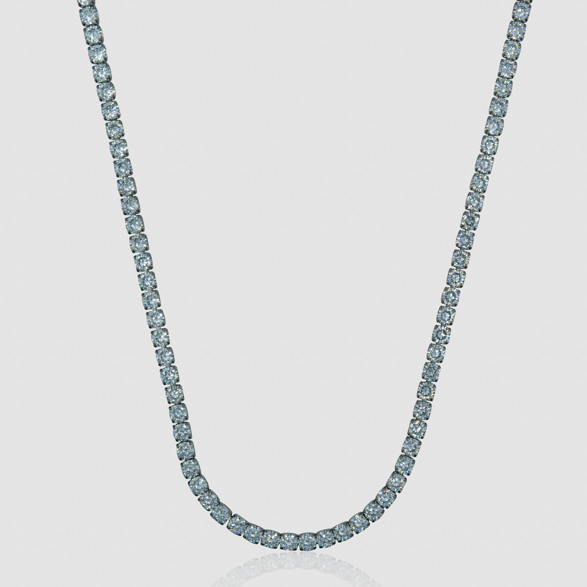 Tennis chain (White Gold) 5mm